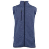 48-Hour Zusa Men's True Navy Heather Midtown Fleece Vest