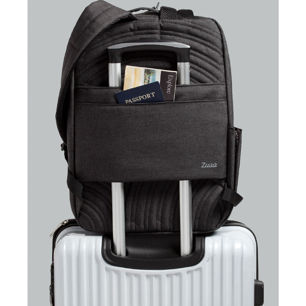 48-Hour Zusa Black Heather Structured Transit Pack