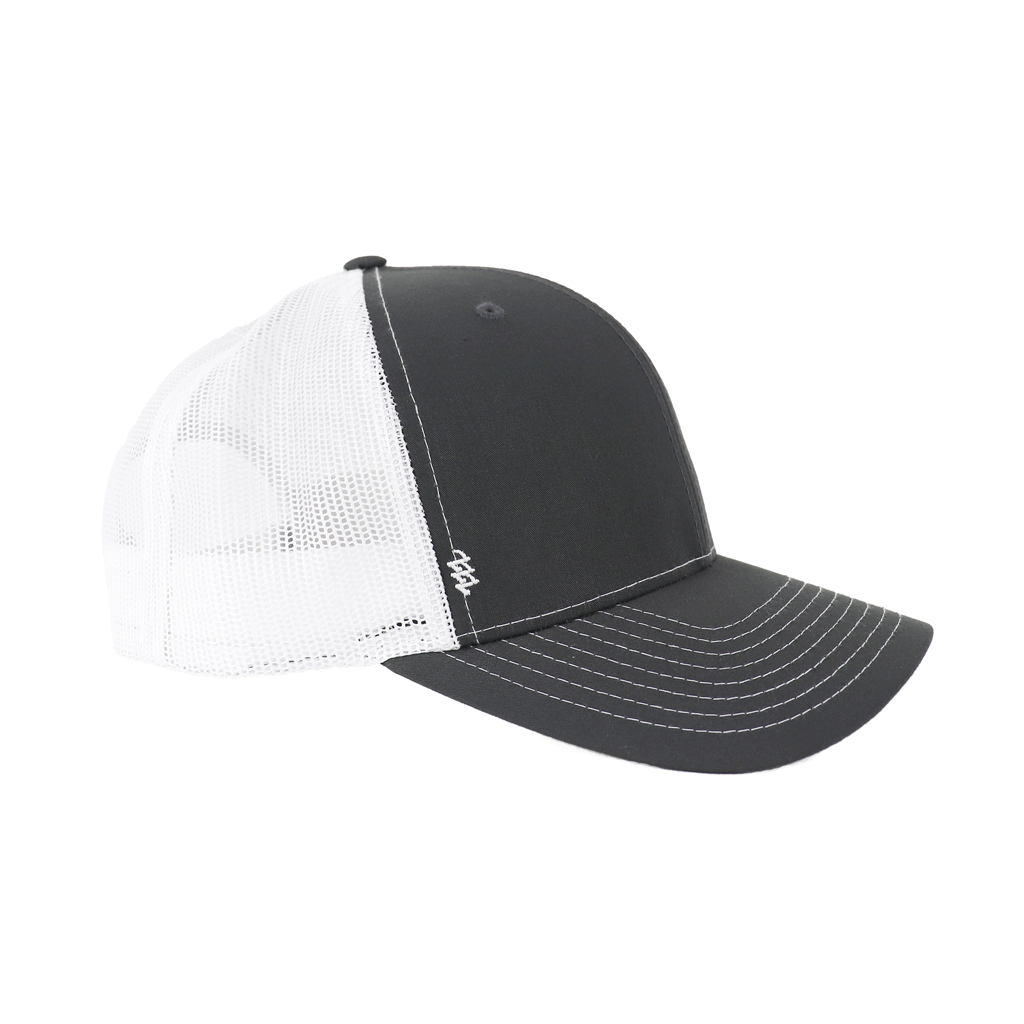 Zusa 3 Day Charcoal/White Open Road Trucker Cap