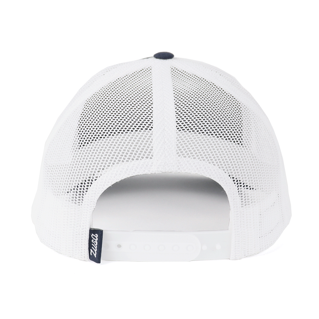 Zusa Navy/White Open Road Trucker Cap