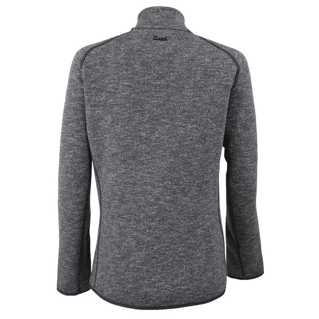 Zusa 3 Day Women's Light Grey Heather Midtown Fleece Full Zip