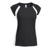 Expert Women's Black/White Raglan Colorblock