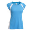 Expert Women's Turquoise/White Raglan Colorblock