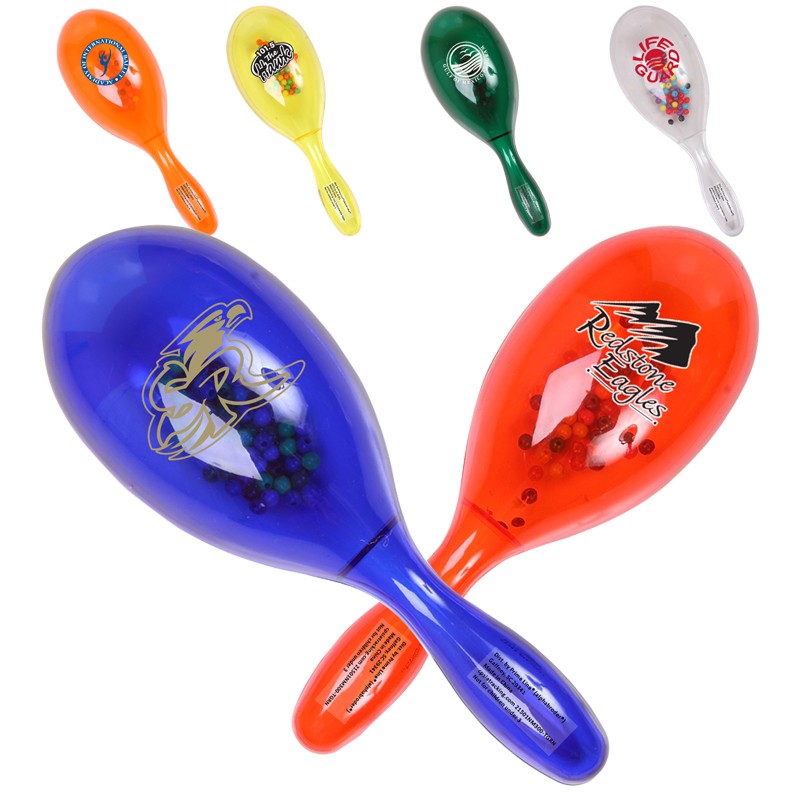 Primeline Green Translucent Maracas