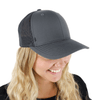 48-Hour Zusa Charcoal/Black Open Road Trucker Cap