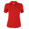 48-Hour Zusa Women's Red Everyday Pique Polo