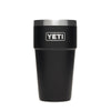 YETI Black Rambler 16 oz Stackable Pint